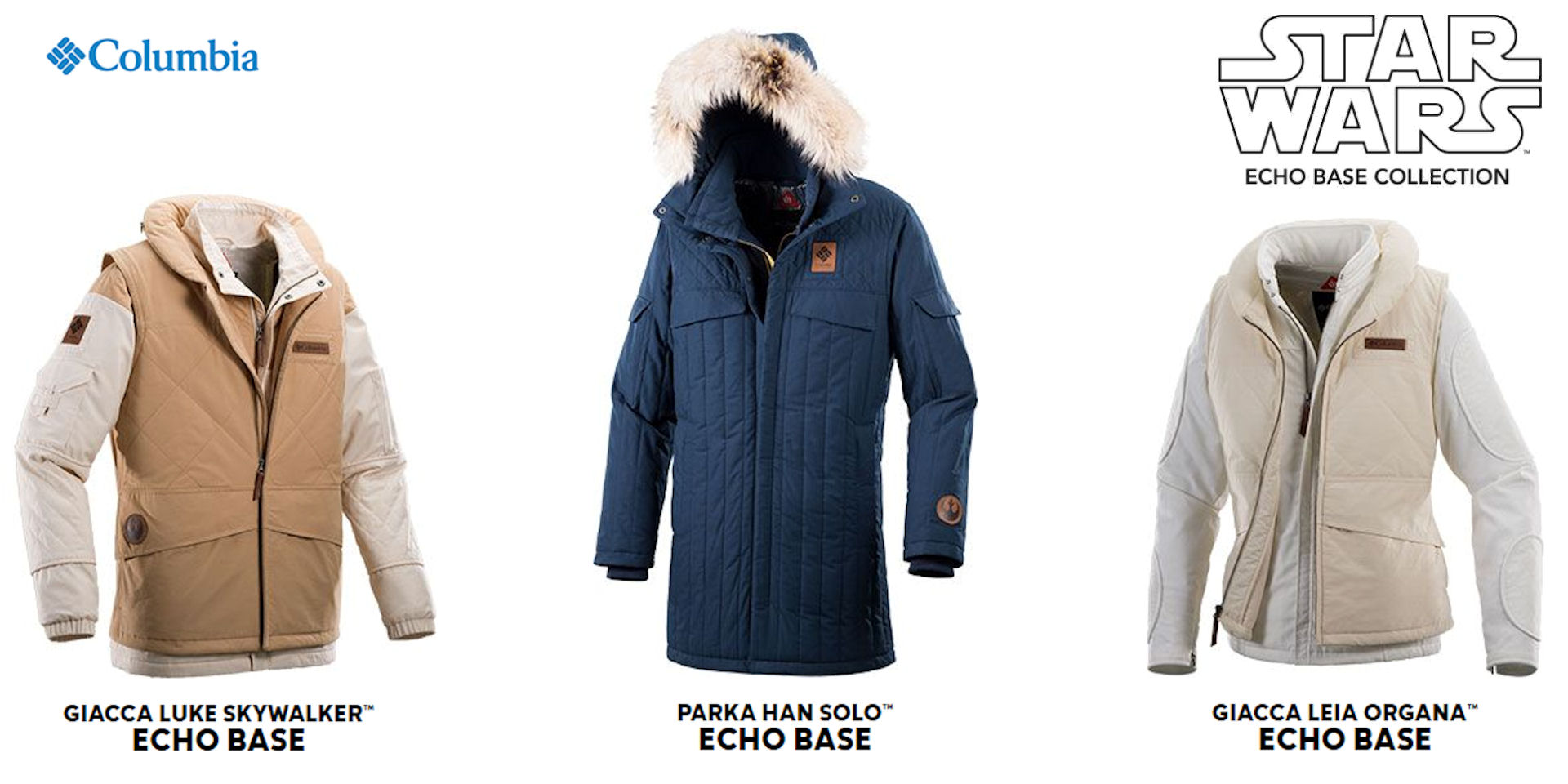 Columbia Echo Base Collection CorriereNerd
