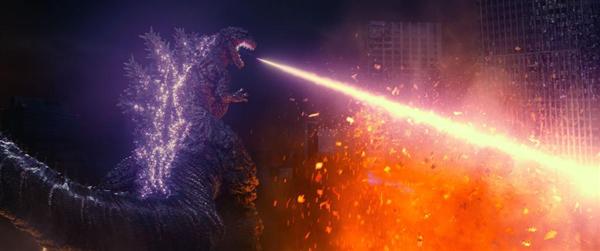 Godzilla scatena il suo potere